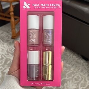 $16 msrp nib Olive and June Fast Mani Faves Quick Dry Polish Set